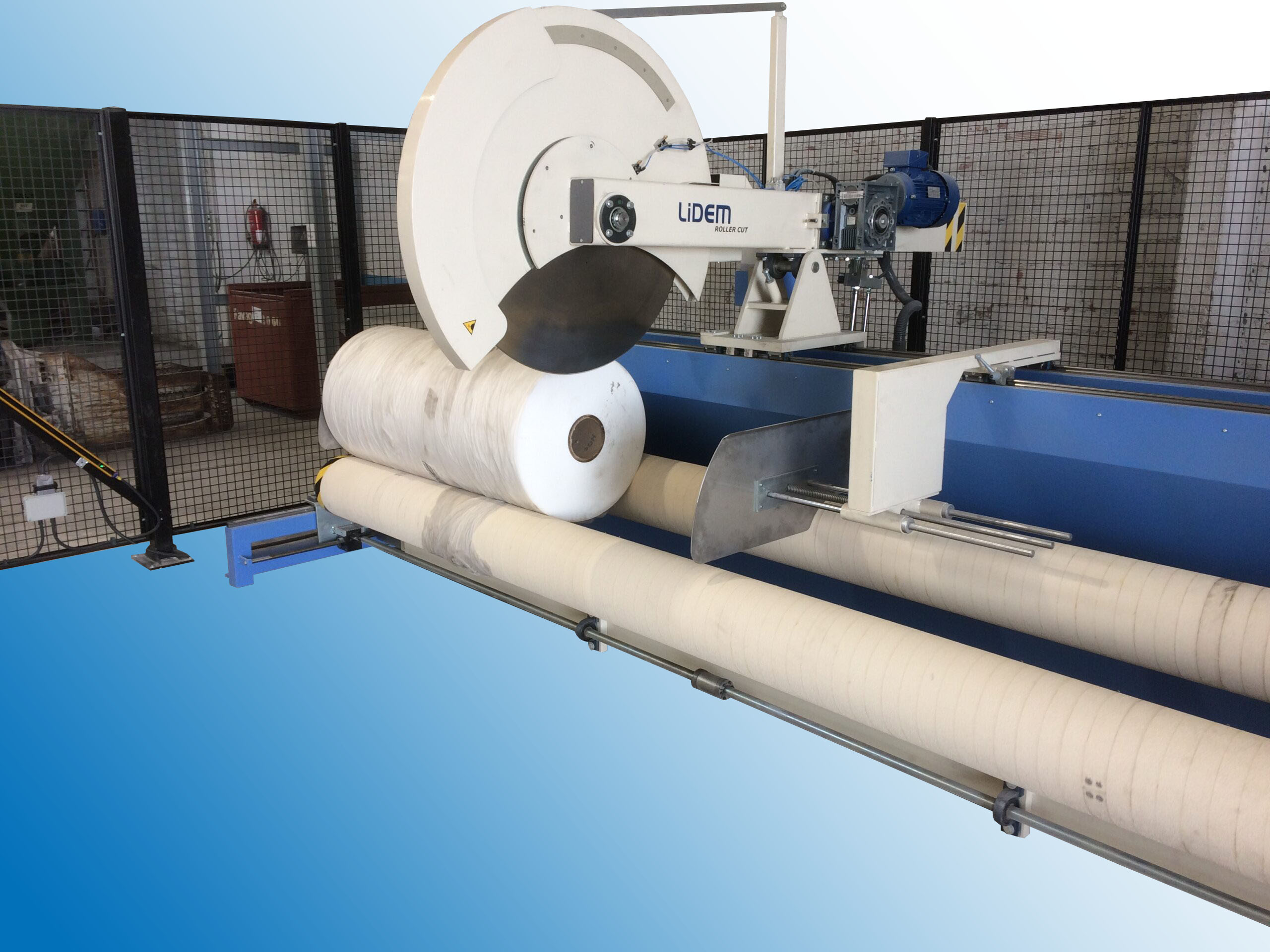 Large Diameter Auto Roll Cutter I2europe Textile Machinery