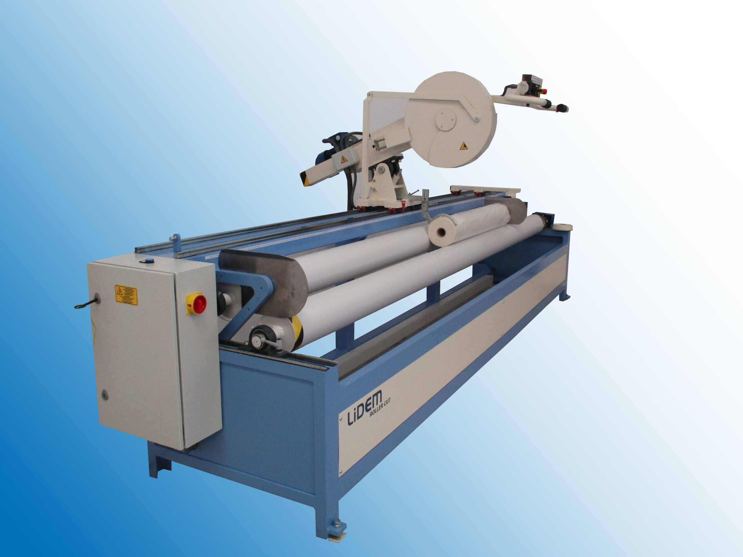 Manual Roll Cutter i2Europe Technical Textile Machinery